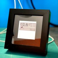 Inky pHat mount for 4" box frame by QuackingPlums
