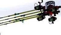 Fishing Pole Carrier, Modular Screw together design by PSomeone