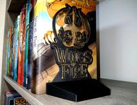 Wings of Fire Bookend by DragonFinlay