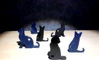 Cat keychain by Skwarson96