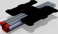CR-6 SE Y-axis Linear rail and MGN12H carriage mount by Gx1400