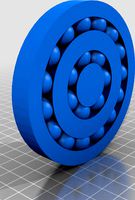 Single Print Double Bearing Fidget Spinner by RisingEngineer11