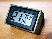 Digital Hygrometer (Humidity and Temperature) Holder by RisingEngineer11