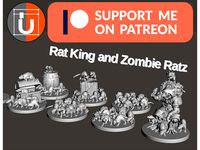 Zombicide Fantasy: Rat King and Zombie Ratz by PhysUdo