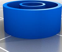 M4 X M5 X M10 Bed Leveling Spring Bushing by faultedlogic