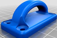 D Bracket, screw mountable by dankmaker