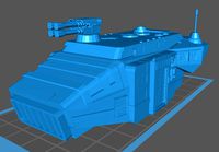 Star Wars Legion Rebel Speeder Truck Remix with Removeable doors and bay interior by CaptainTrex