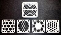 40mm Fan Cover Honeycomb by pakkko
