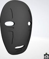 Spirited Away - No Face Mask by 3dcreationscr