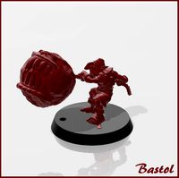 Blood Bowl Goblin 'Fanatic' #15 by Bastol