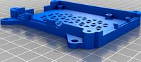 Raspberry Pi 3 case with Vents and 30mm fan Triangle redesigned + fan grill by avbro