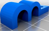 Double Coax Cable Clip by ryanfiller