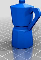 Moka Coffee Pot Keychain by Bakhtin13