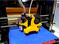 E3D Hemera Mount for GEEETech Prusa I3 Pro B by LauseKuh