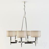 Pembroke 6-Light Chandelier in Polished Nickel