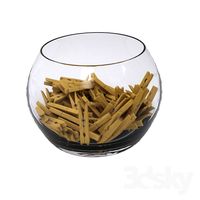Vase with pegs
