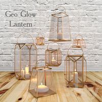Geo Glow lamps