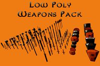 Massive Low Poly Weapons Pack