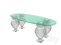 Glass coffee table 120 * 60H40