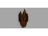 Groot 2D Face by DroneHeights