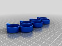 Miniature Paint Bottle Holders for IKEA SKADIS complete, no samples by Ernzt