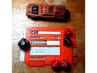 Gaslands Vehicle Dice Template by tabletop-terrain