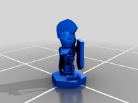 LotP - knight with crested helm and warhammer by Massenzio