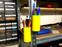 Brush & Pen Box for Aluminum Storage Shelf by Bauhaus by SRCDcenter