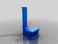 Iron3D - Top Filament Roll Holder / Mount by kutovoy