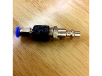1/4" NPT to 4mm bowden adapter by chrismolloy