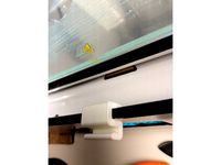 Ultimaker 2 and 2+ front window clip by Alppacino