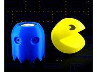 Pacman and Ghost Speaker by Modern_Crafts