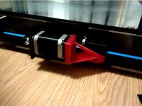 CR-10 S5 double damper Y stepper motor bracket by schorse