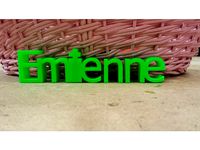 3d initial by Emilienne