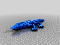 Flexible ball lizard (entirely printed with hinge) by Diodmag