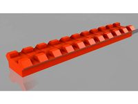 Nerf Tactical Rail 21mm v3.7 by pontogamer