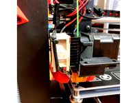 Noctua 4020 using stock screws Wanhao Di3 by printingotb