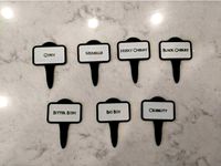 Multi-colour plant labels by crpalmer