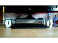 Monitor stand (With glass shelf Billy 36x26 cm) by debyge