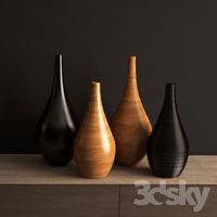 Adriani &amp;amp; Rossi Vase Wood