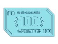 Futuristic Money Card - For Prototypes by bluegeargames