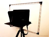 SQUARED CIRCLE - LED LIGHT ACCESSORY FOR SNF TELEPROMPTER by SuperNaturalFarmer