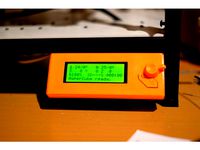 Display Holder Prusa i3 MK3 Style for the Hypercube or 2020 Aluminum Extrusions by datdiy