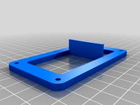Connector plate for 3d printer -back by eheli
