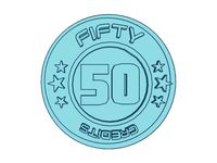 Futuristic Money Coin - For Prototypes by bluegeargames