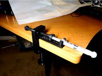 Table Clamp for Syringe Holder by Webweave