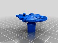 Millenium Falcon Extruder Knob for CR-10 by Bigtgamer_1