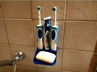 Soap and brush holder by WinCZik