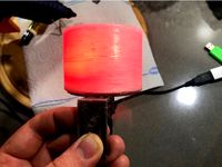 Simple Signal Light with Wall Mount by RBEPrinter