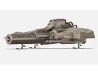 Space Ship, with Plug-in Landing Gear by LethalTeaspoon